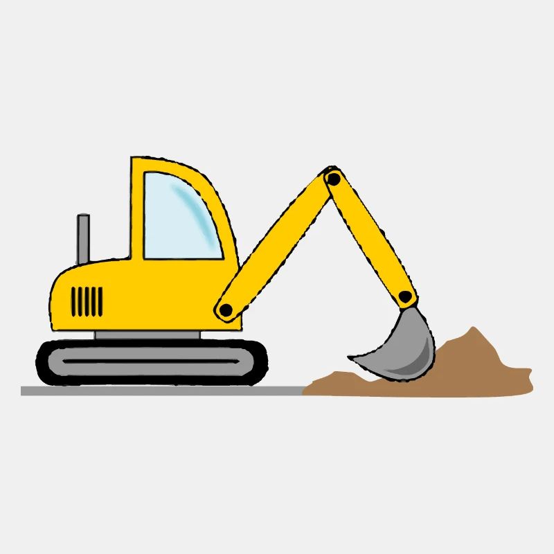 Bagger Design/ Baustelle