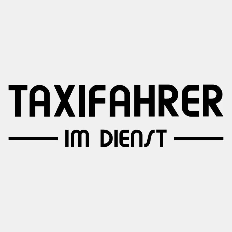 Taxifahrer im Dienst