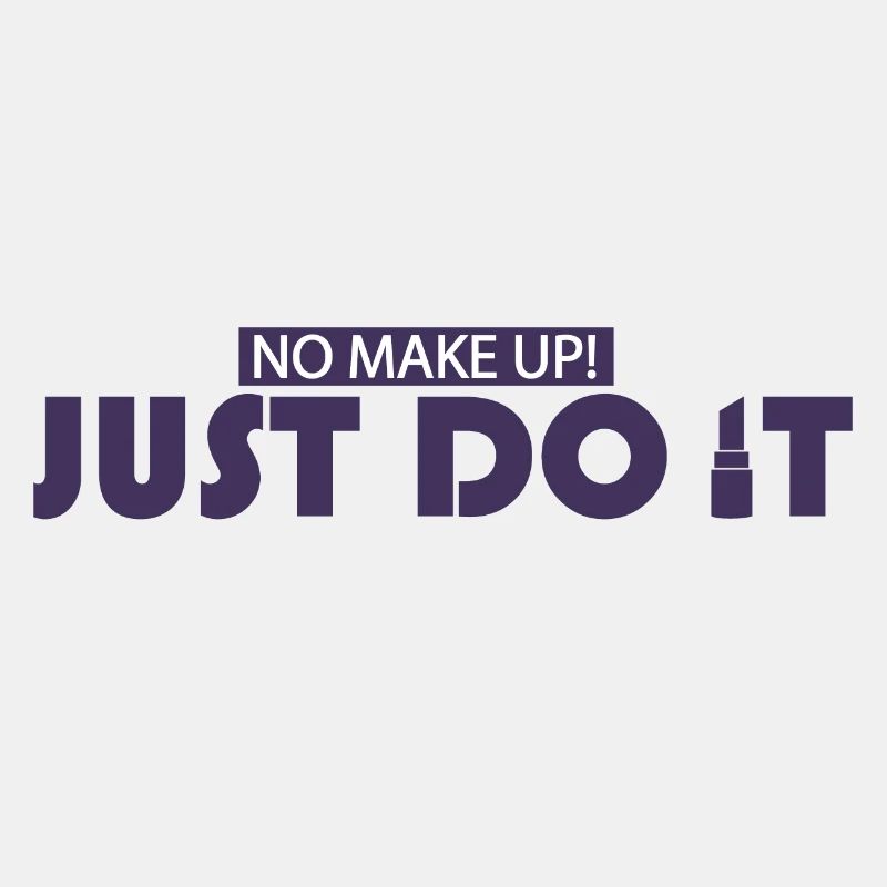 Kein Make-up, nur Lippenstift