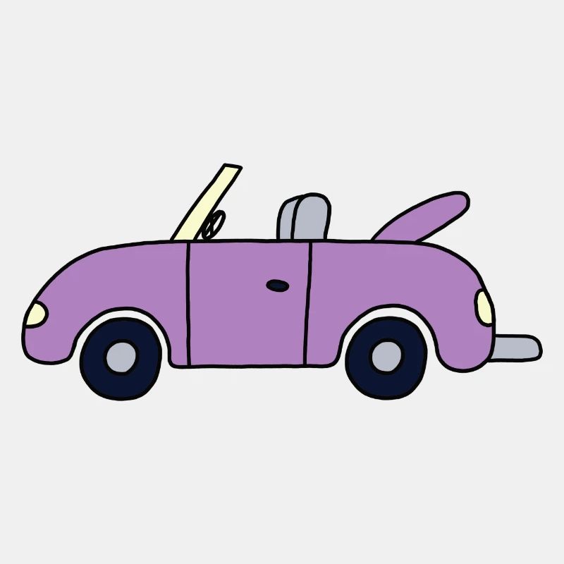 Cabriolet violet