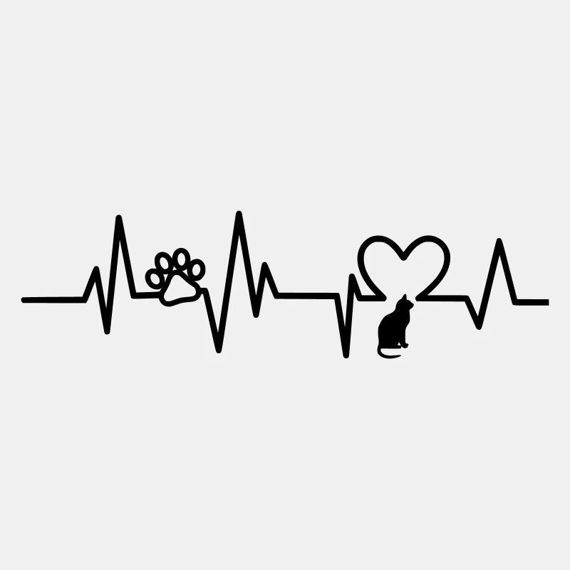 Puls Katze Herz Pfote