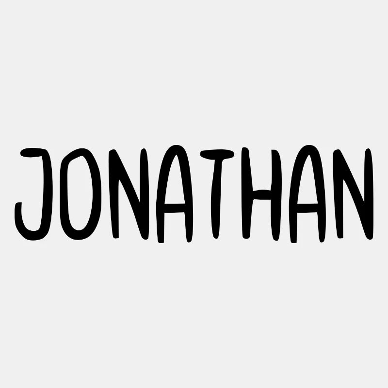 Jonathan Custom Name Schriftart Text Geburtstag