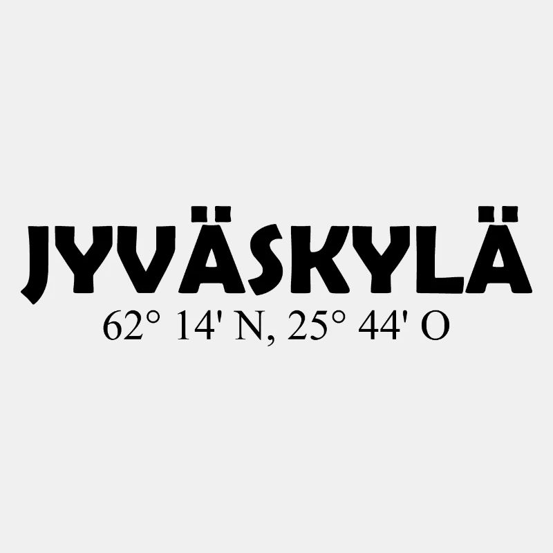 Jyväskylä - Finlande - Coordonnées - Longitude