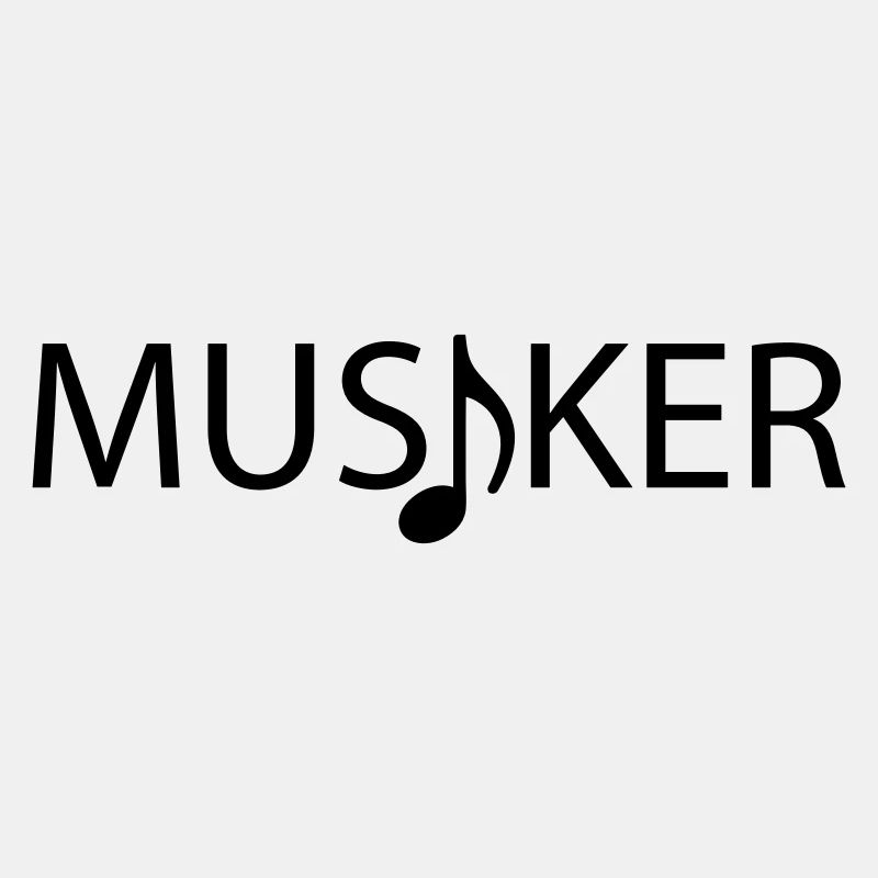 Musiker Logo mit Note