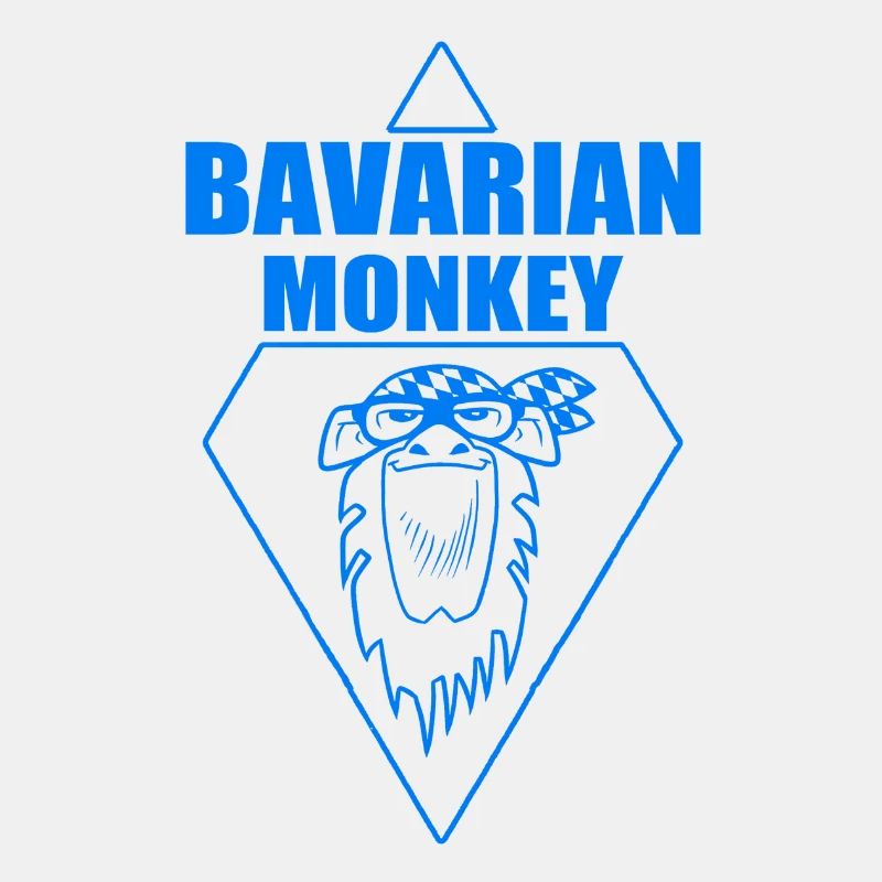 Bavarian Monkey Label