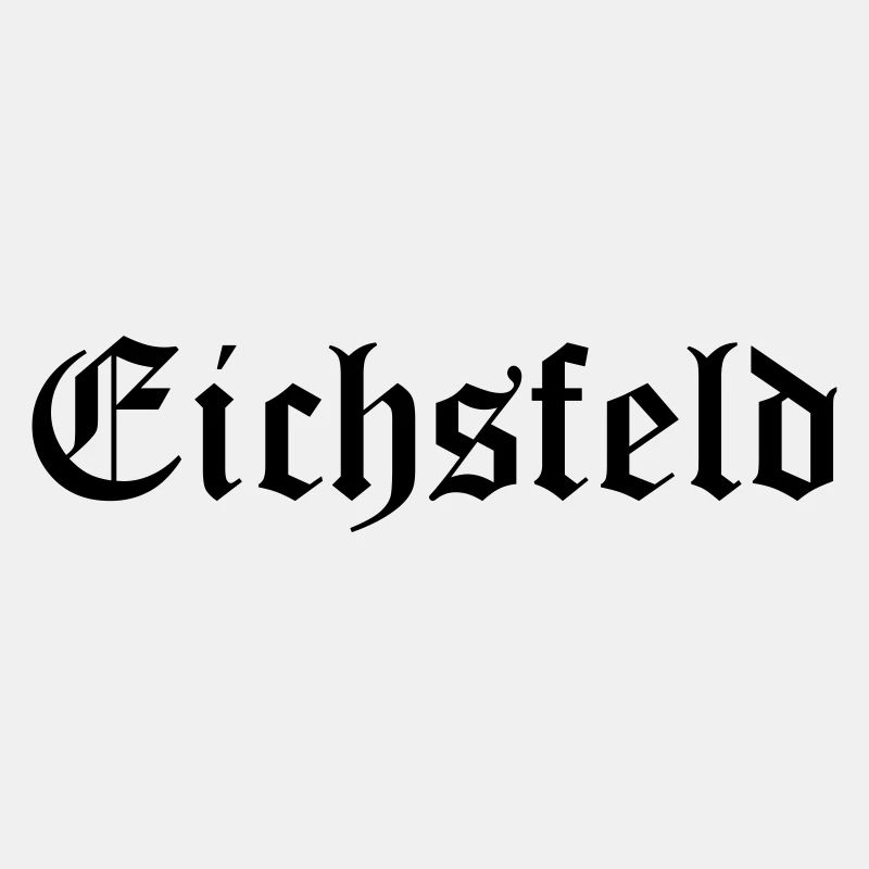 Eichsfeld Altdeutsche Schrift Schwarz