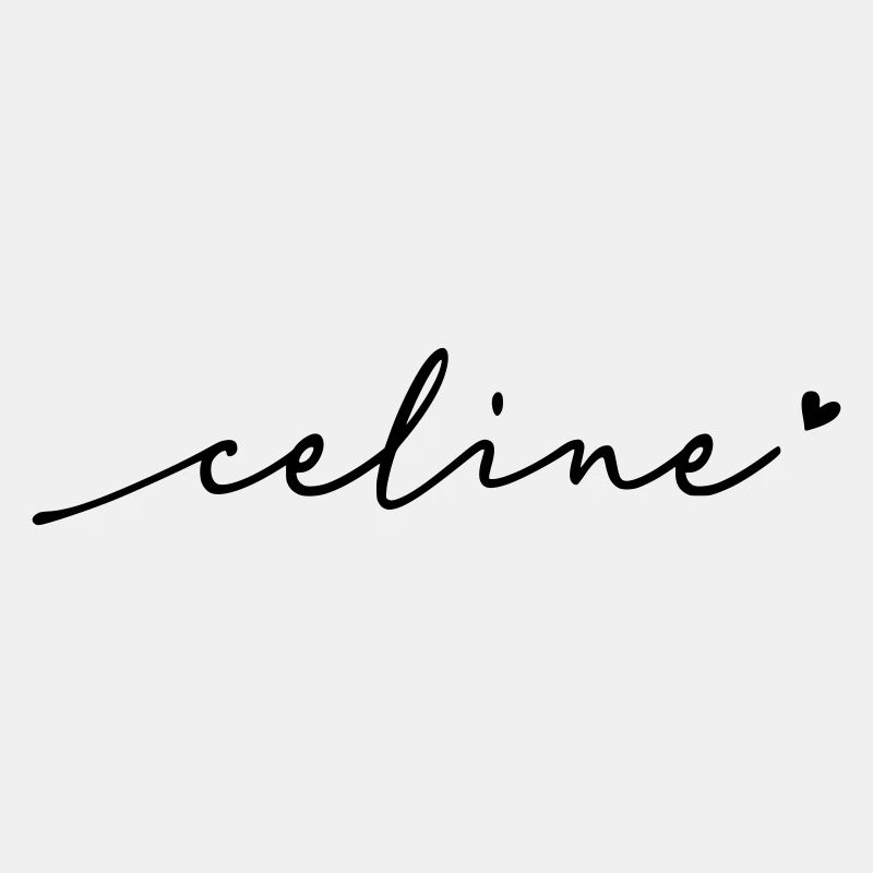 Celine Schreibschrift Name