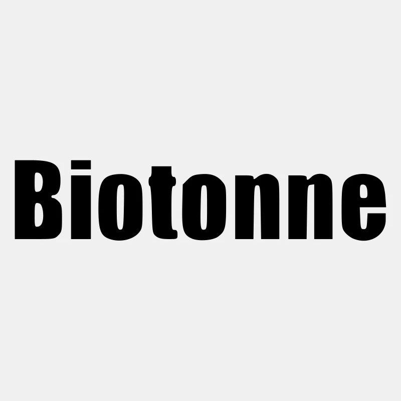 Biotonne Vegan Geschenk Geburtstag Statement