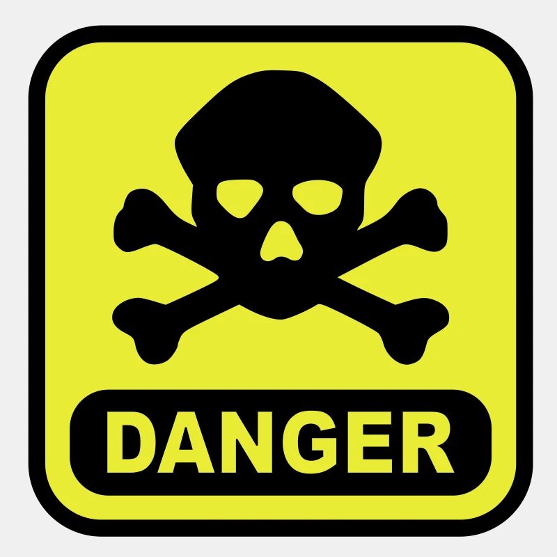 Danger skull