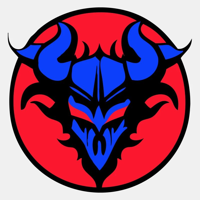 Dämonisch teuflisches Wappen