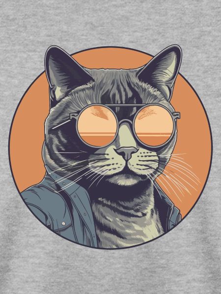 Katze Mietz Stubentiger Sonnenbrille