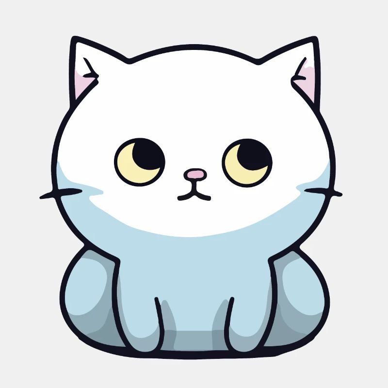 kleine dicke Katze