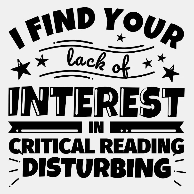 Critical Reading Funny Gift