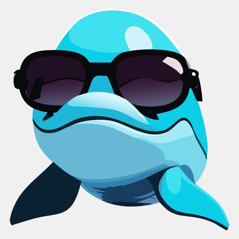Stylischer Baby-Wal