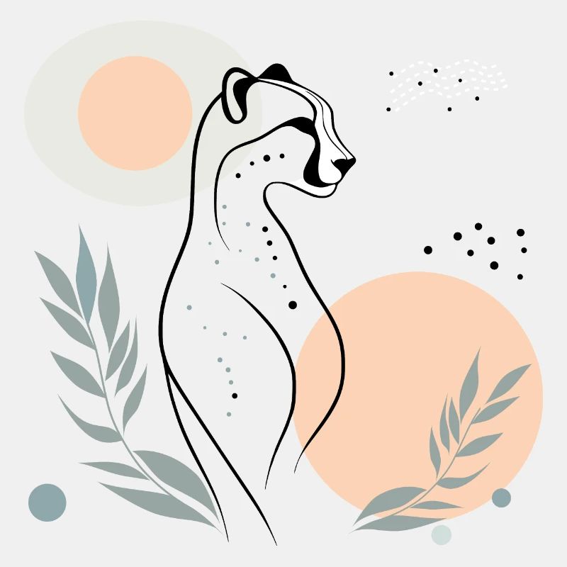 Eleganter Gepard
