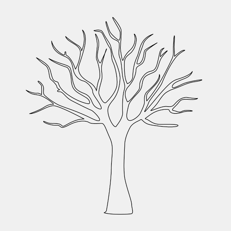 Tree in lines