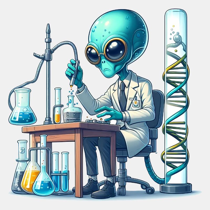 Alien experimenting