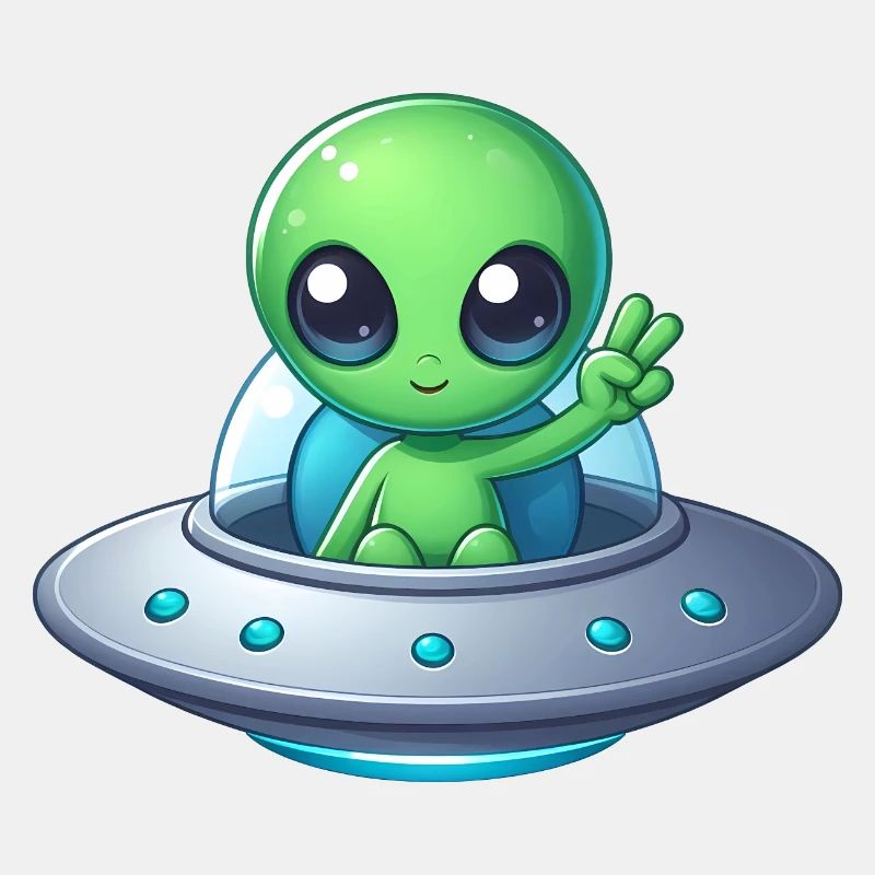 Alien zeigt Peace