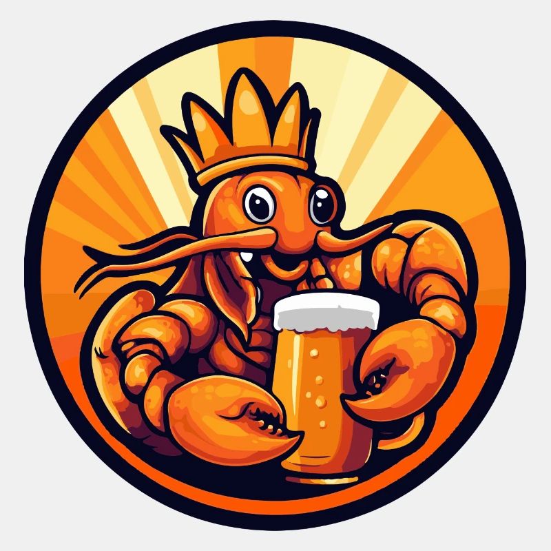 Hummer Krebs Bier Comic