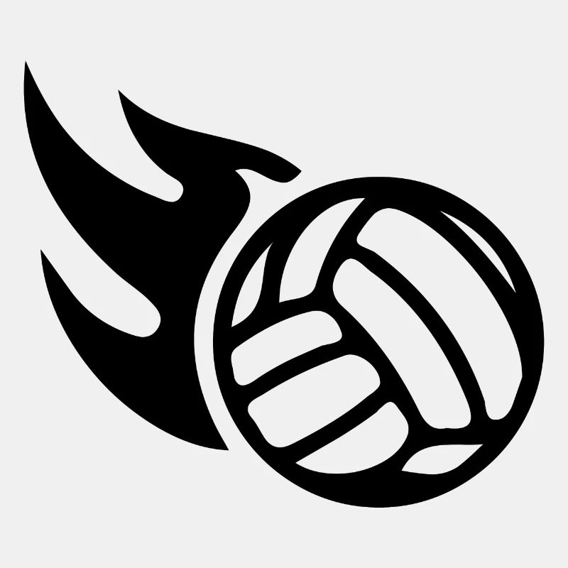 Volleyball-fire Symbol