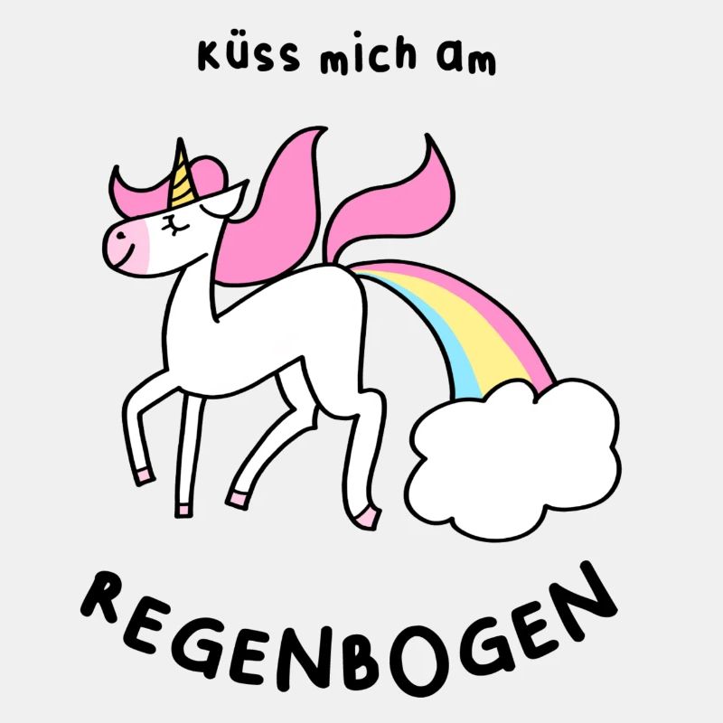 Einhorn mit Regenbogen