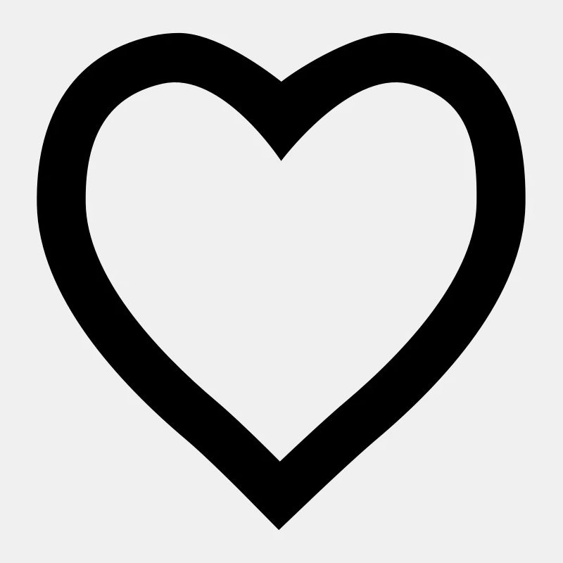 Heart outline