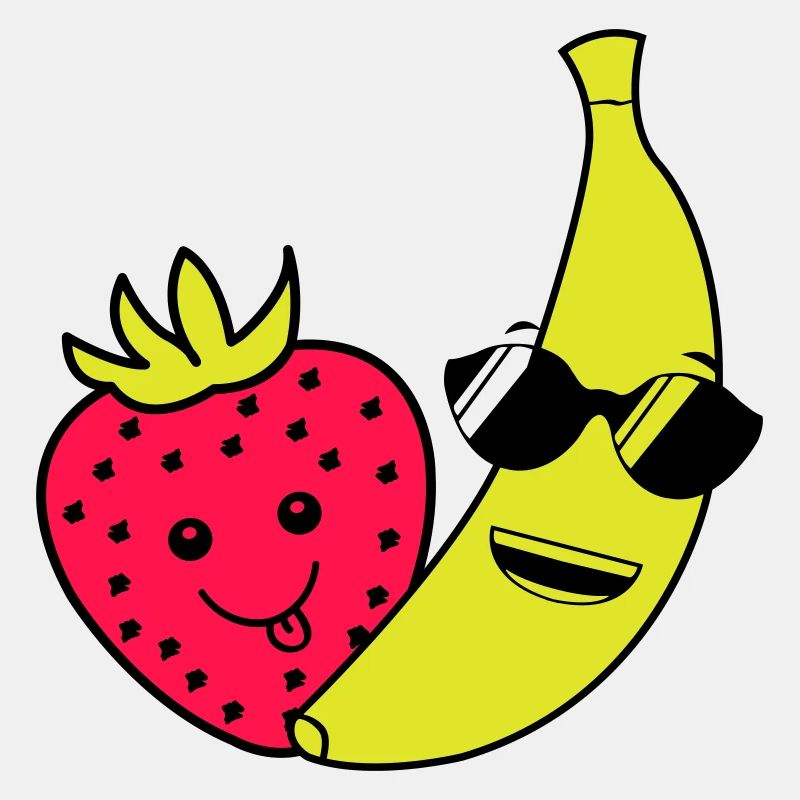 erdbeere banane