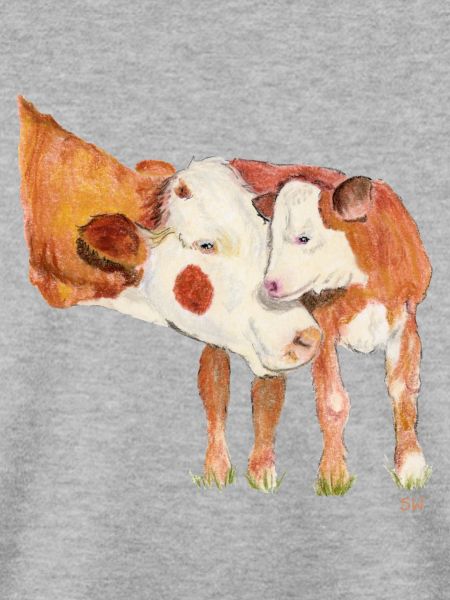 Kuh mit Kalb