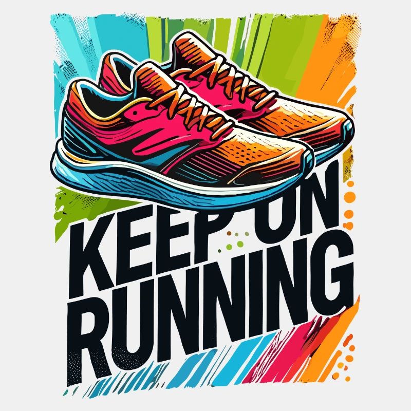 keep on running Running Shoes Runner Jogging Runner