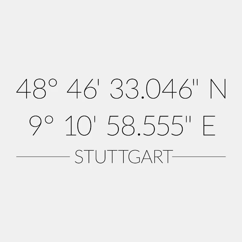 Stuttgart Coordinates
