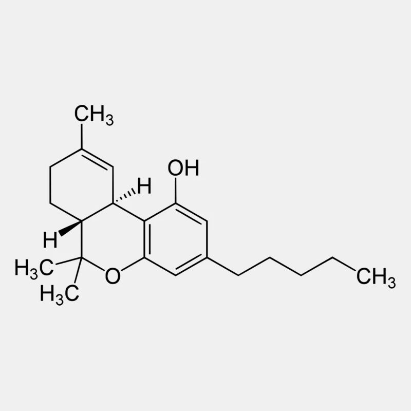 Formule structurelle THC