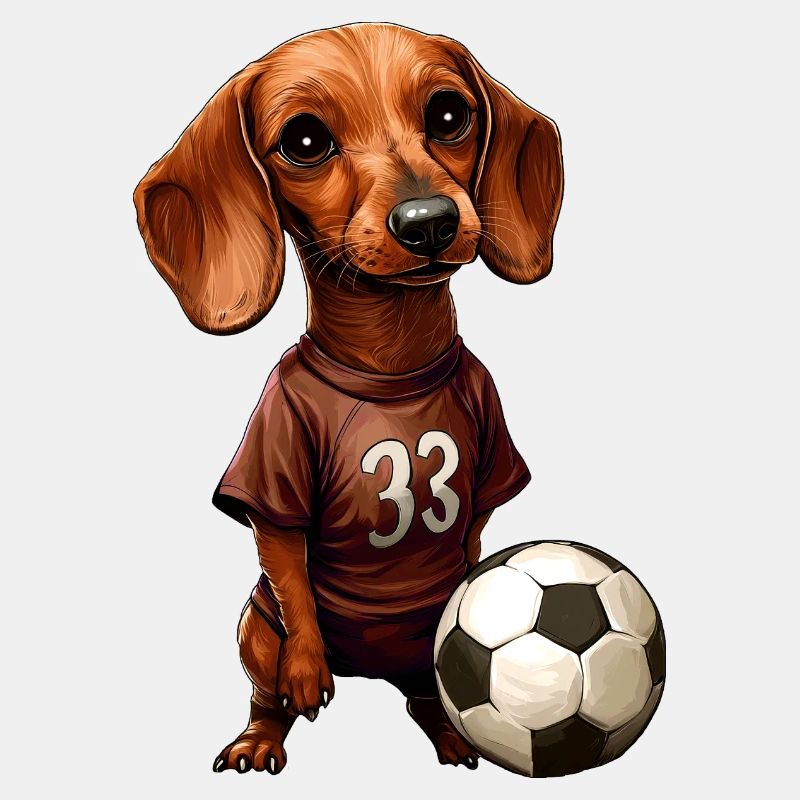 Fussballer Dackel
