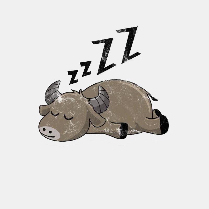 Buffle endormi
