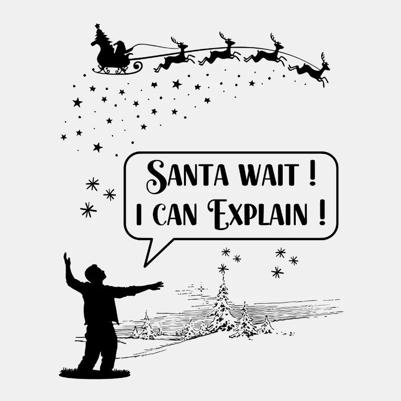 Der Weihnachtsmann wartet
