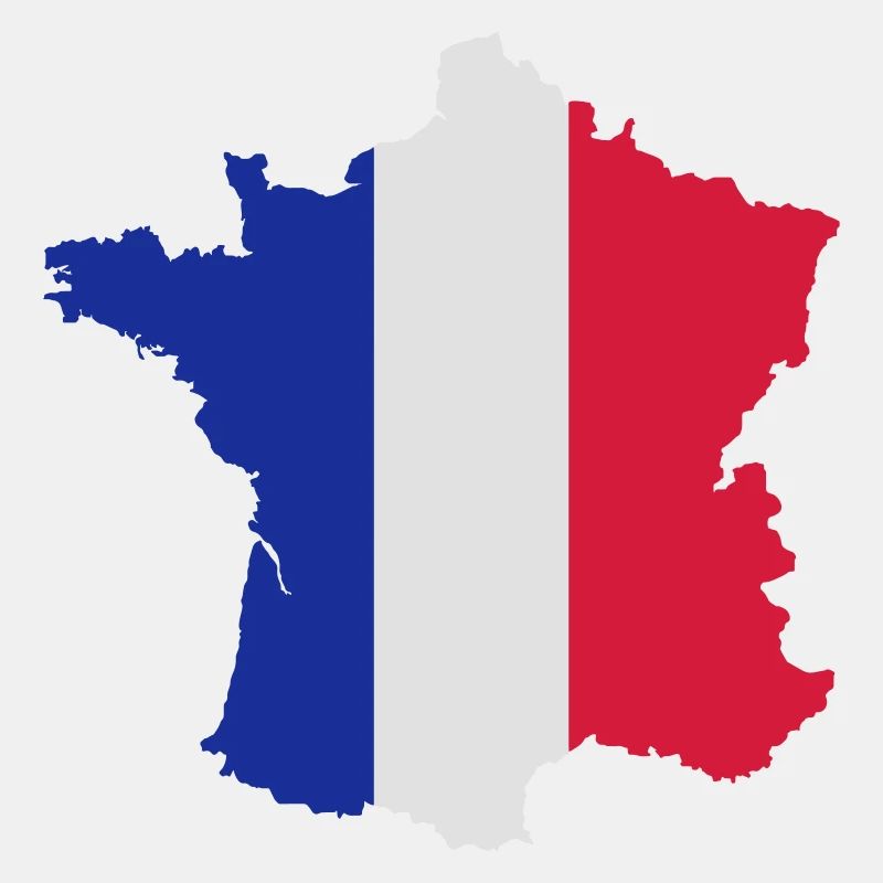 France carte drapeau 3