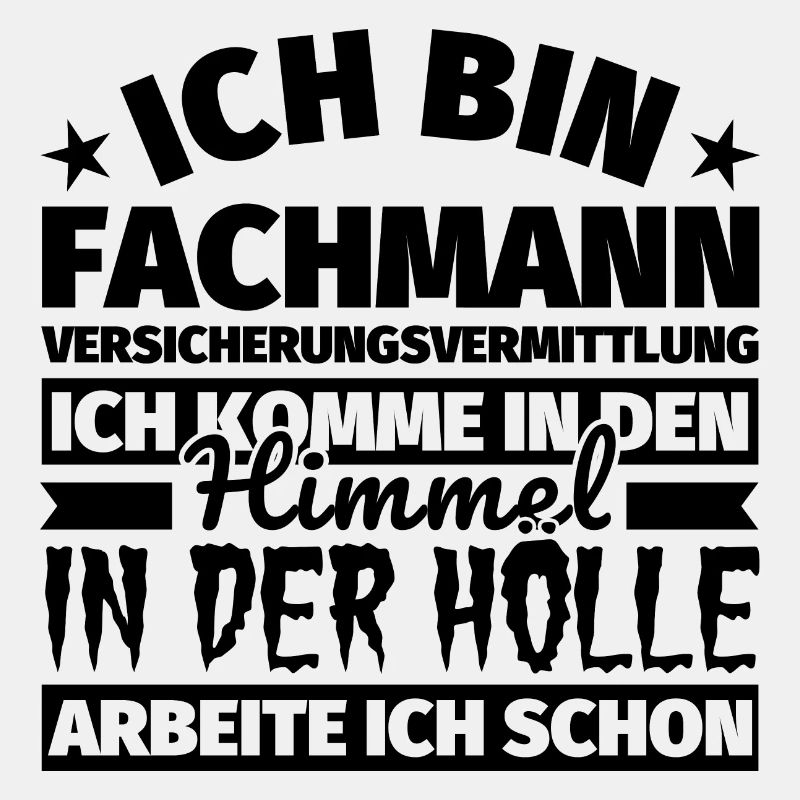 Fachmann Versicherungsvermittlung Geschenk lustig