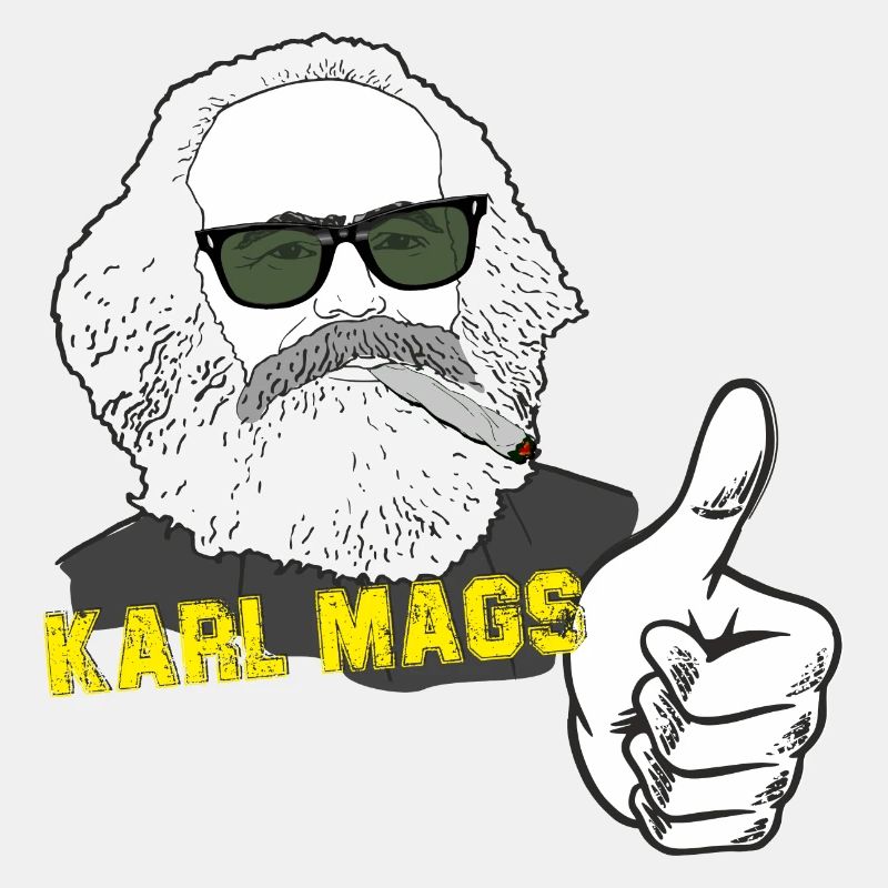 Karl Marx mags kiffen