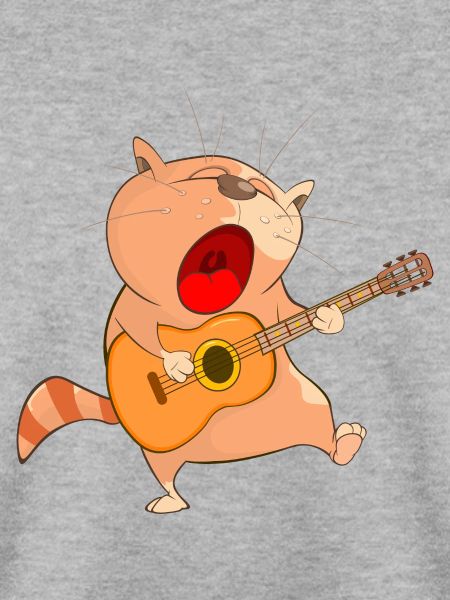 Katze spielt Musik