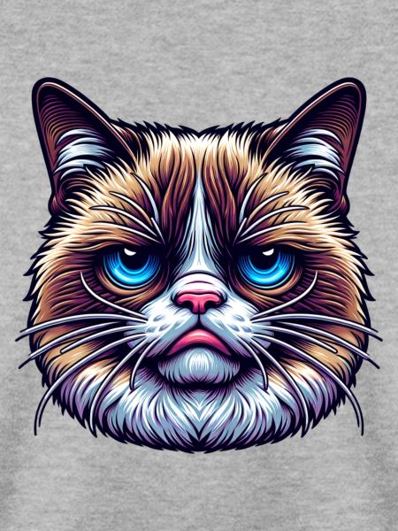 Katze mit schlechter Laune