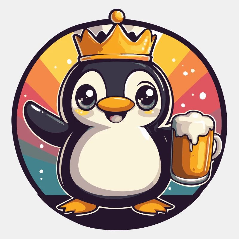 Pinguin Bier Comic