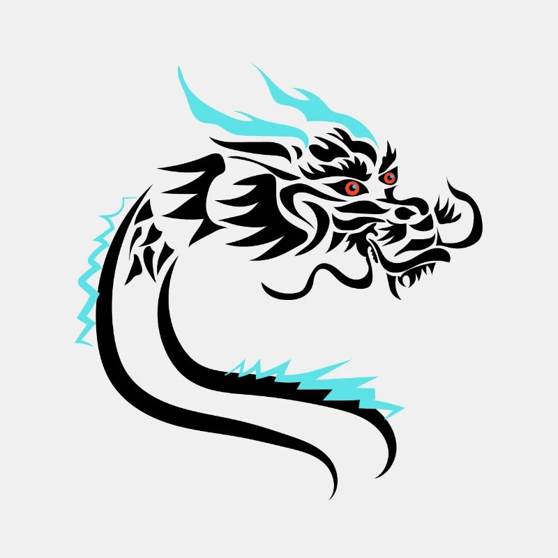 Drachen Tattoo Design