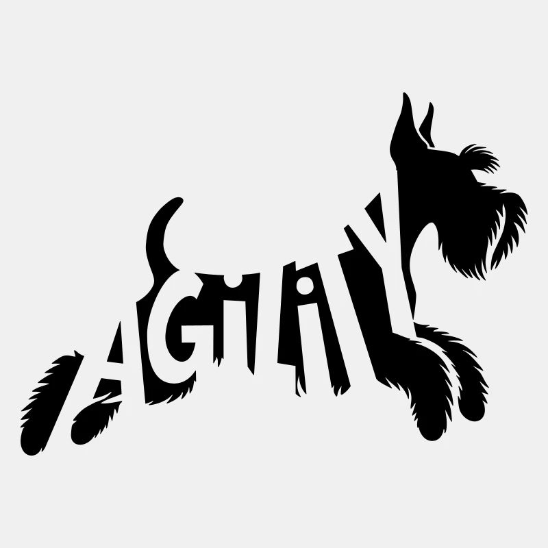Agilité Schnauzer SVG Vecteur Couleur Sélectionnable