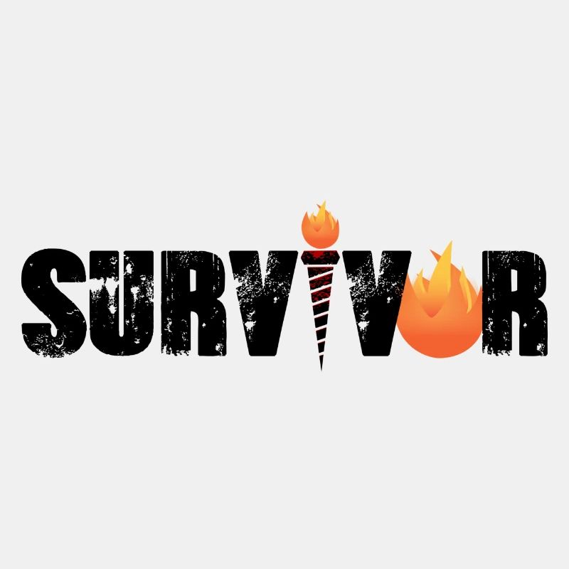 Survivor with flame