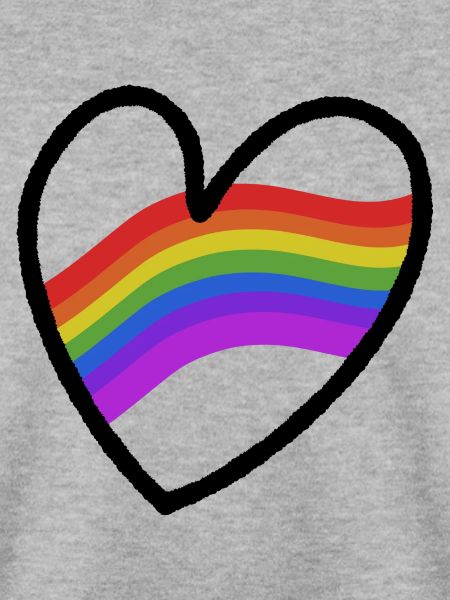 LGBTQ+ Heart Regenbogenfahne