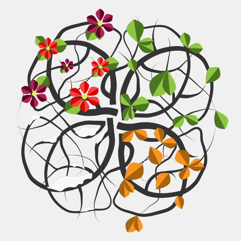 Mandala Vier Jahreszeiten