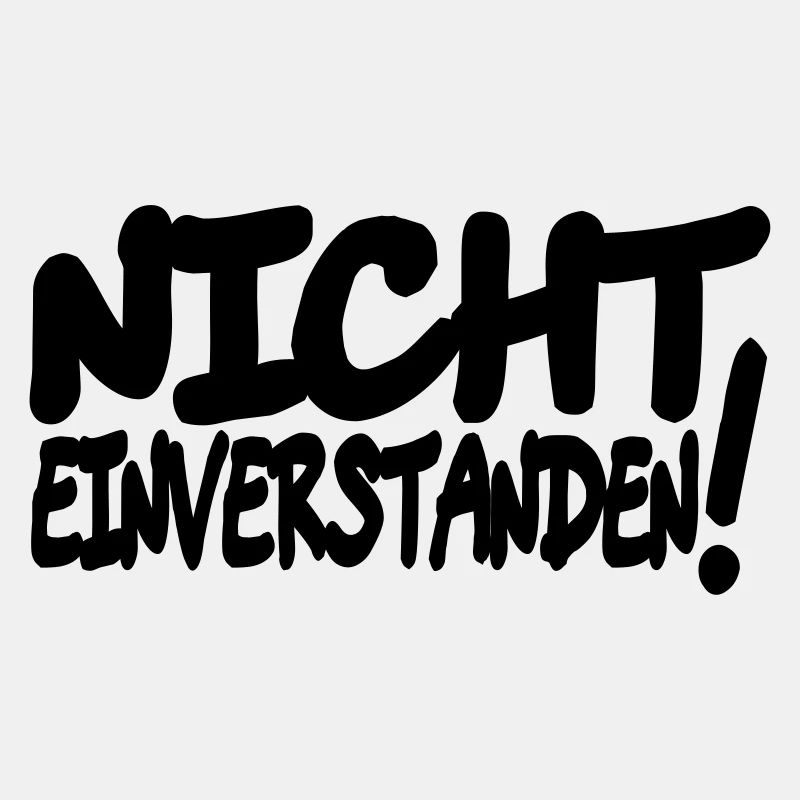 nicht einverstanden