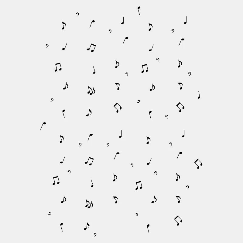 Notes de musique dansantes