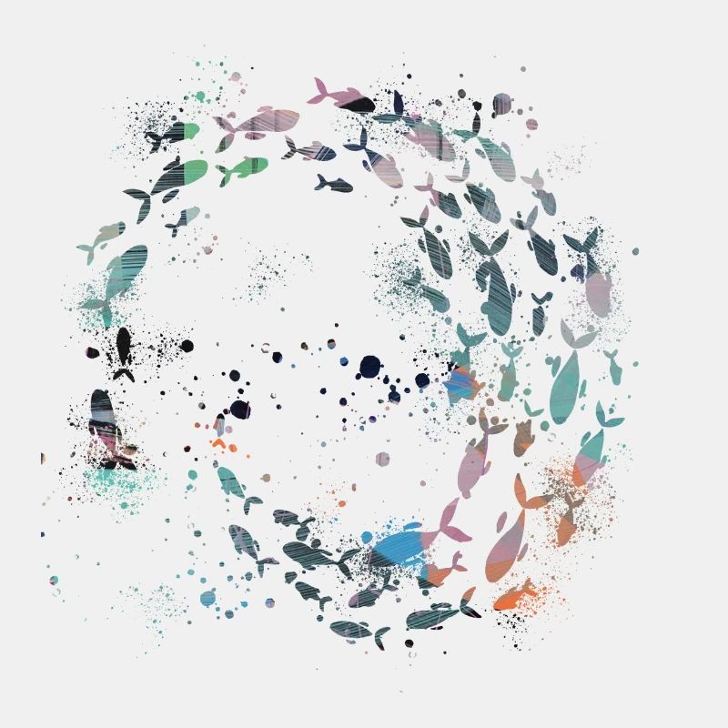 fischschwarm,fische,malerei,bunt,graffiti,bunt