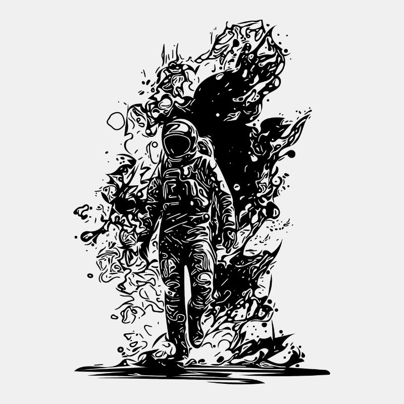 Space Dust Astronauts Outdoor Walk