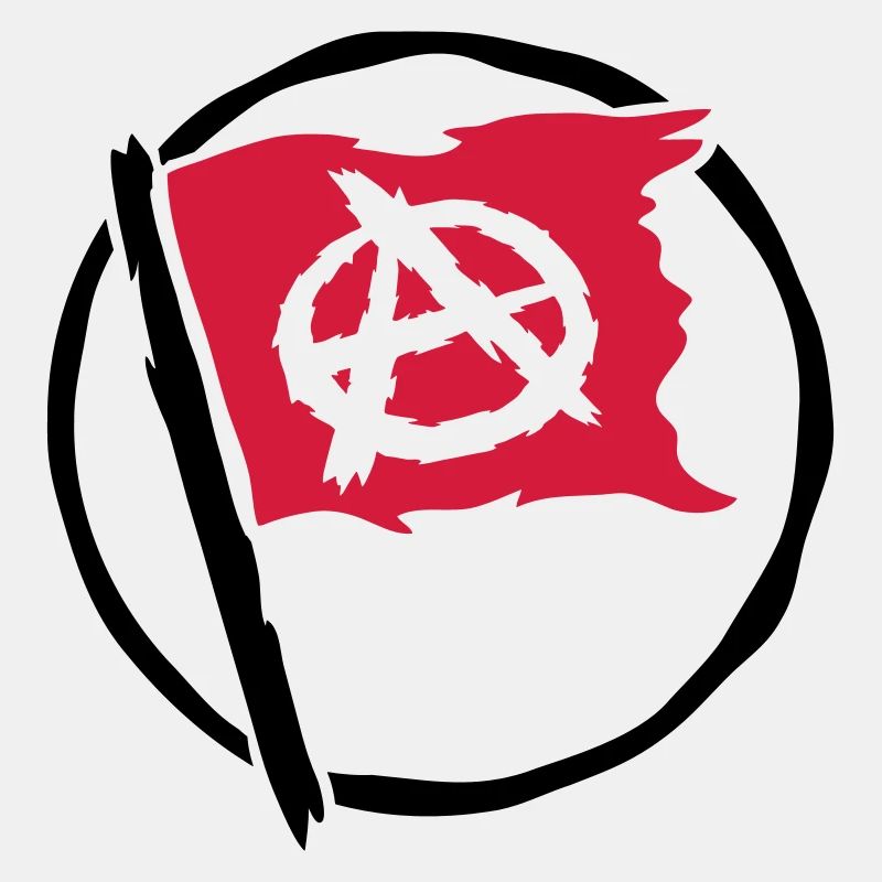 Design Anarchie Flagge Symbol